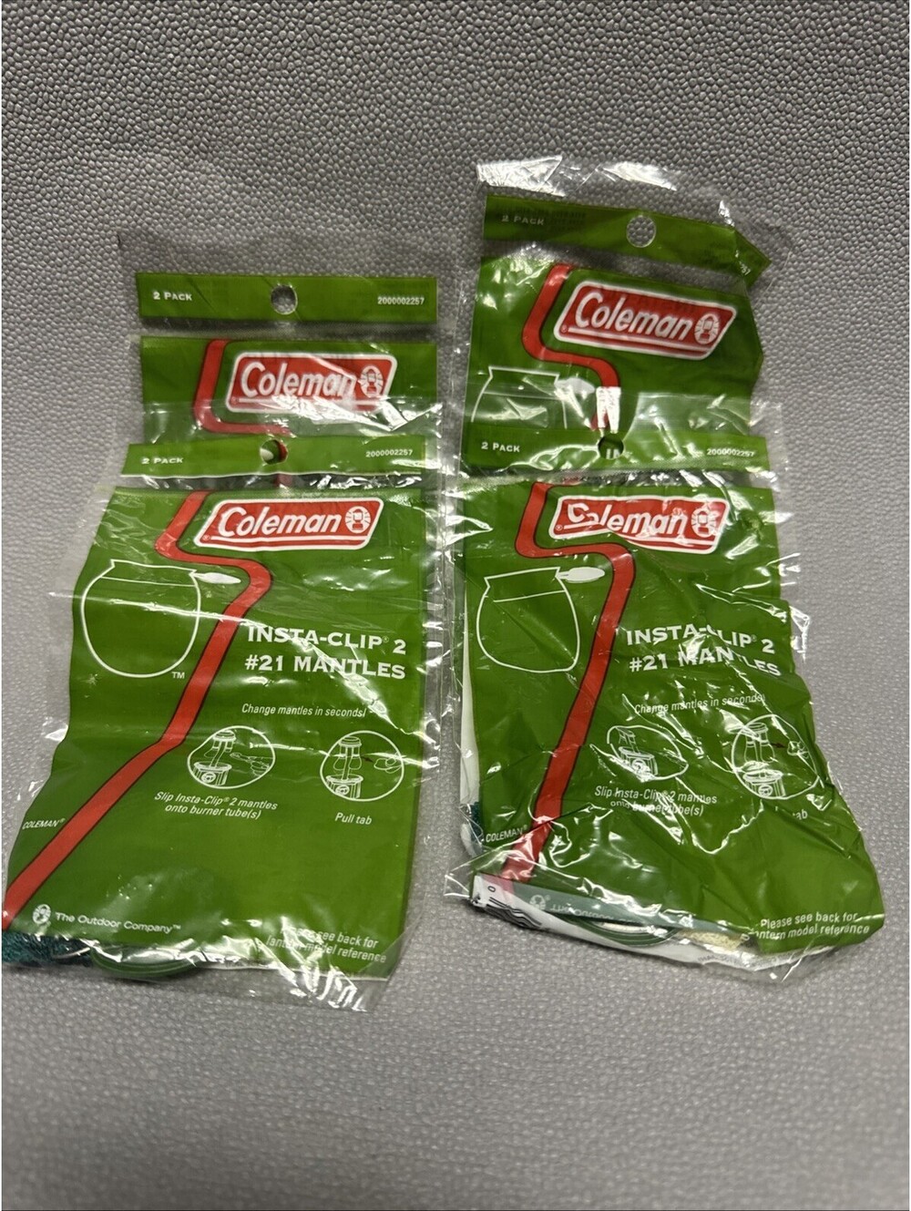 Coleman Lantern Insta-clip #21 Mantles 4pks 2 each (8 total) Camping New
